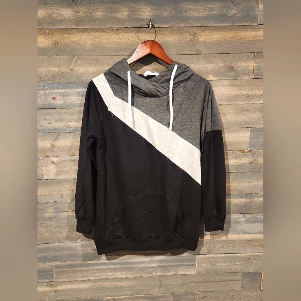 Nursing Cowl Neck Hoodie - Large